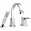 Robinet de bain à trois pièces - Chrome